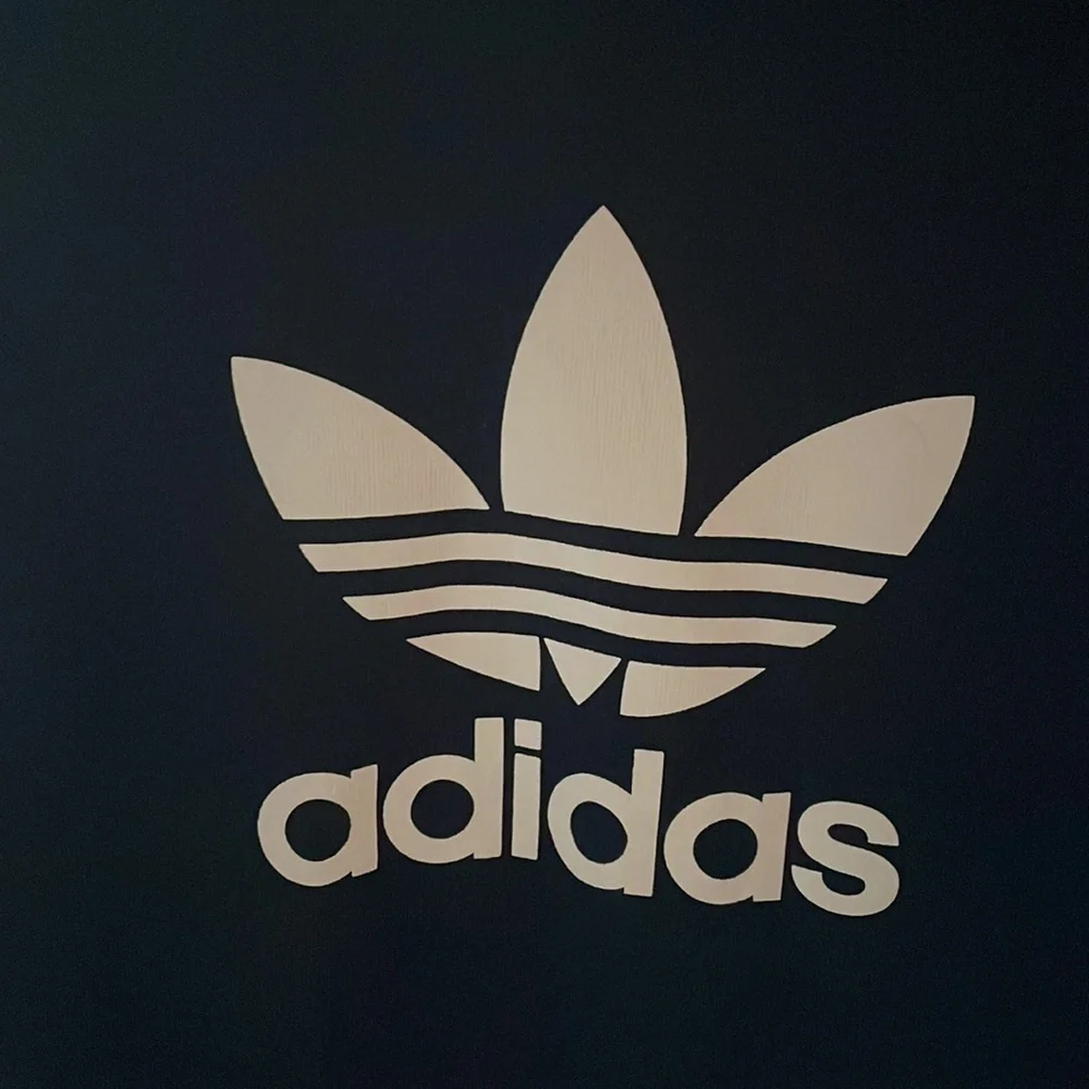 Adidas Men XS Navy Blue Trefoil Hoodie Sweatshirt Pullover Top Athletic Terry